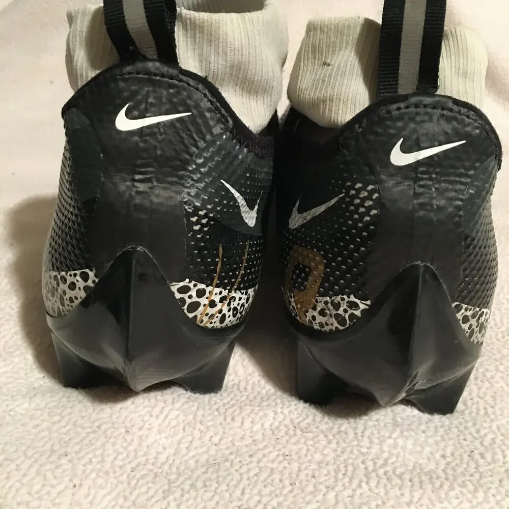 Nike Men's 12.5 Vapor Edge Pro 360 Football Cleats Black/White Ghost Lace